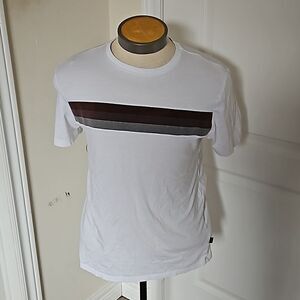 Calvin Klein Men's Cotton Crew Neck Short Sleeves T-Shirt Small White